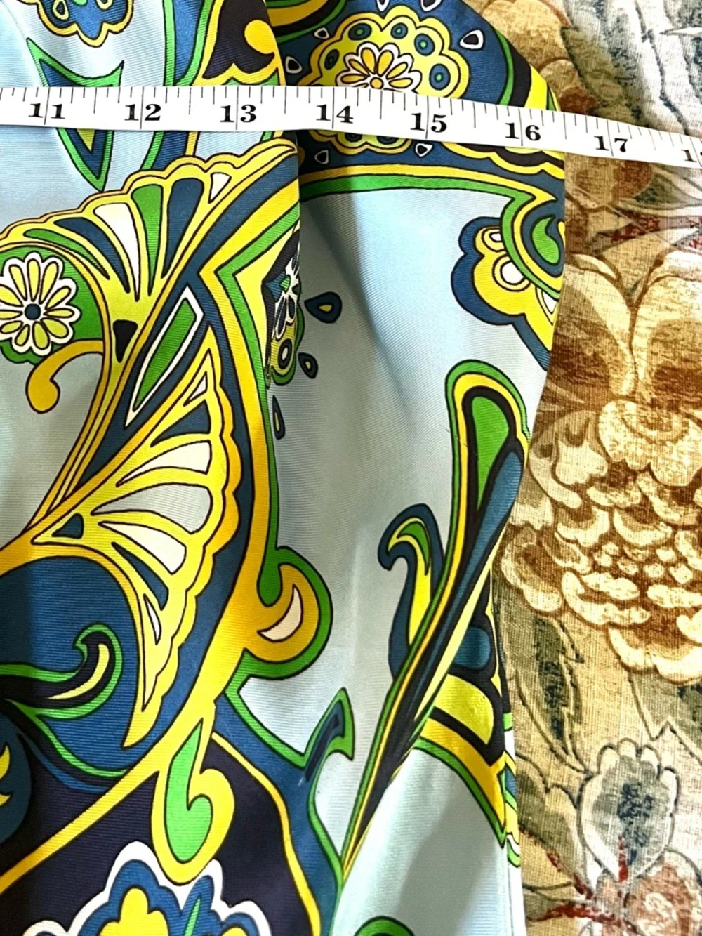 Banana Republic,Silk Halter Mini Dress  Paisley Resort Bridal Shower,EUC,Size 10 - Picture 6 of 8